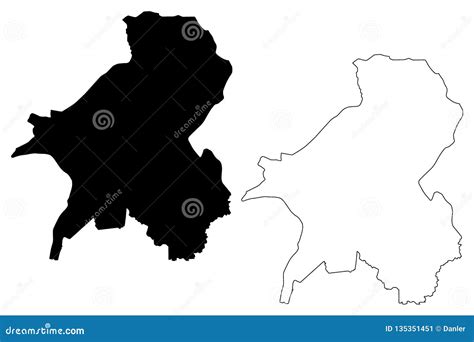 Taraba State map vector stock vector. Illustration of administrative - 135351451