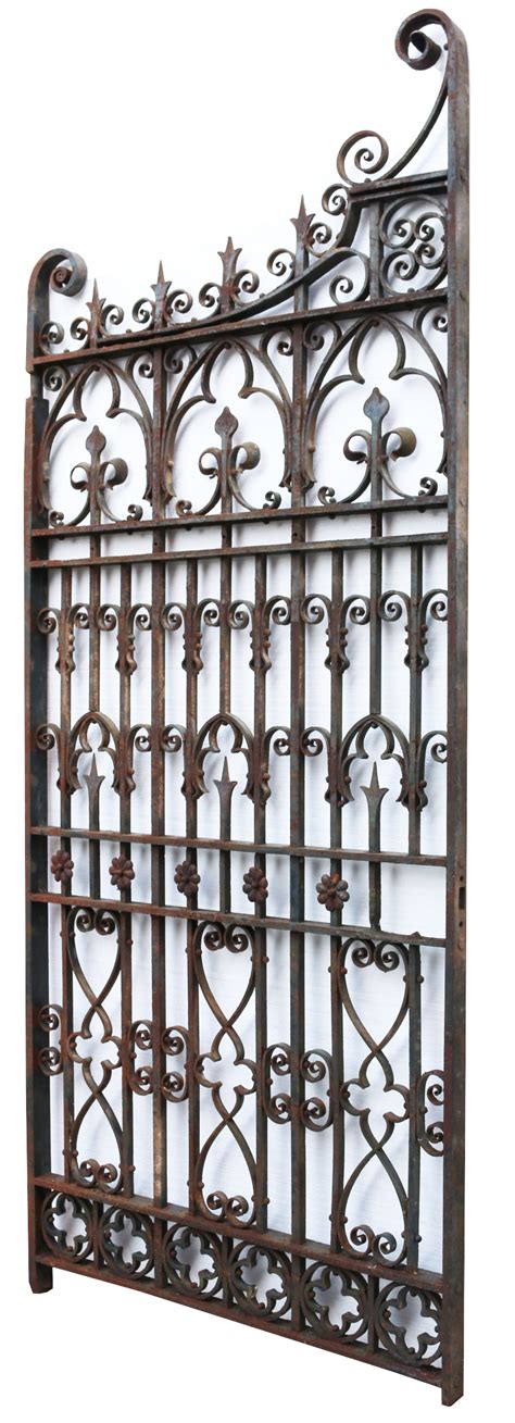 An Antique English Wrought Iron Garden Gate - UK Heritage