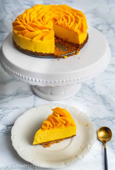 Mango Cheesecake | Caramel Tinted Life