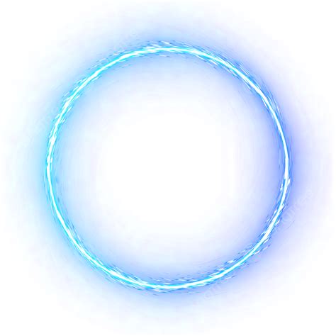 Blue Neon Border Cyber Circle, Neon, Neon Border, Border PNG Transparent Clipart Image and PSD ...