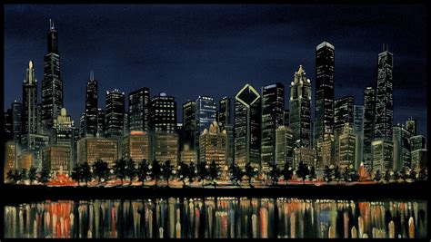 🔥 [39+] Chicago Skyline Wallpapers HD | WallpaperSafari