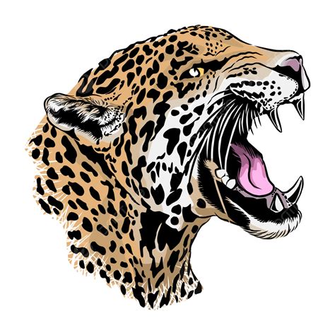 Jaguar Head Vector Art PNG, Jaguar Head Vector Clipart, Jaguar, Cheetah, Leopard PNG Image For ...