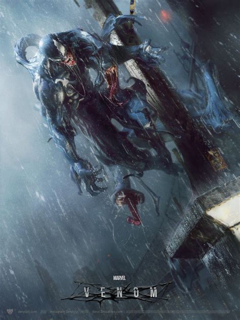 Venom movie poster by Deryl Braun : r/thevenomsite