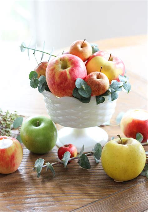 Make a Fall Apple Centerpiece - Design Improvised