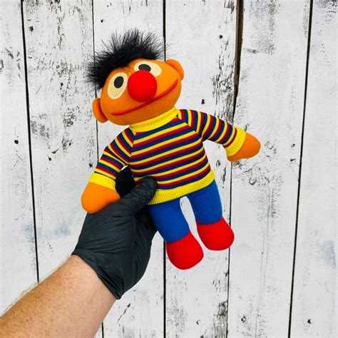 Vintage Sesame Street Ernie Character Plush Toy - Etsy