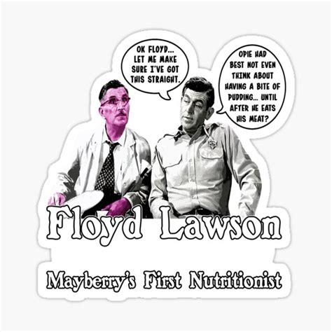 "Pink Floyd Funny The Barber-Singer-Songwriter- Floyd Lawson 2" Sticker for Sale by MYCZOWJ ...