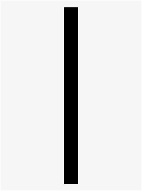 Ocr-a Char Long Vertical Mark - Black Vertical Bar Png Transparent PNG - 496x768 - Free Download ...