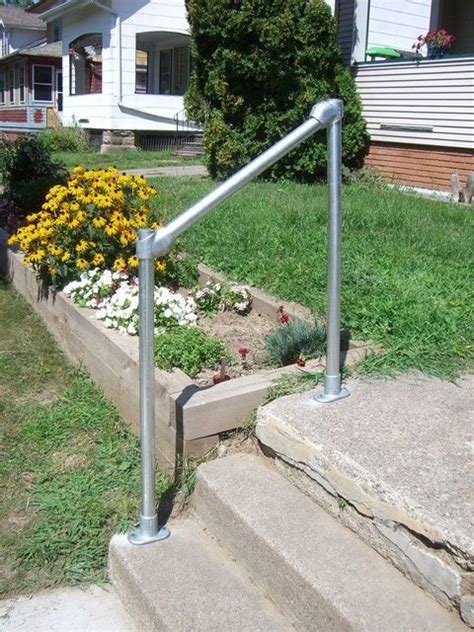 How to Build a Simple Handrail | Outdoor stair railing, Outdoor ...