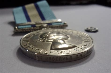 Named Royal Observer Corps Medal With Clasp, Rosette And Box ...