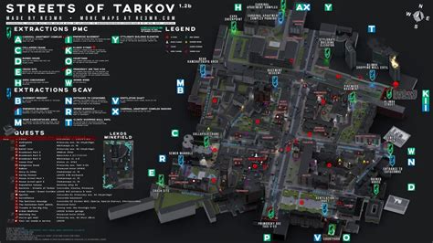 Escape from Tarkov – Learn the Streets of Tarkov Map in 2024 - Slyther Games