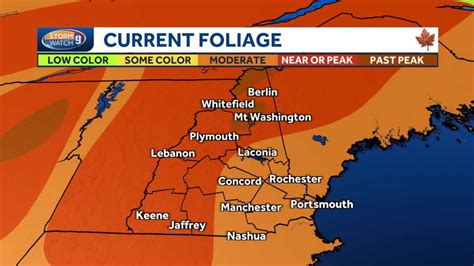 New Hampshire foliage tracker: Peak foliage fills state