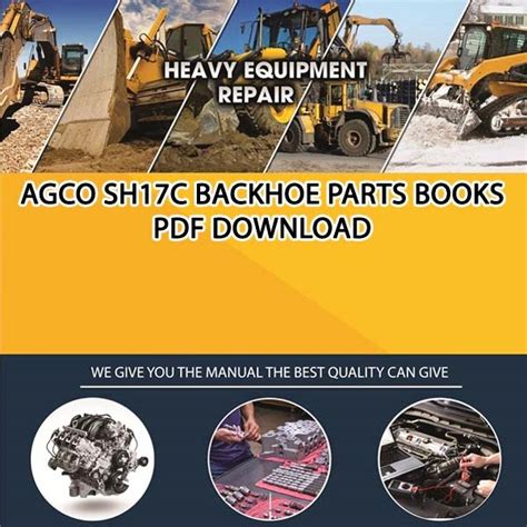 Agco Sh17C Backhoe Parts Books Pdf Download - Service manual Repair ...