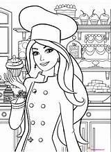 Barbie Coloring Pages sketch template