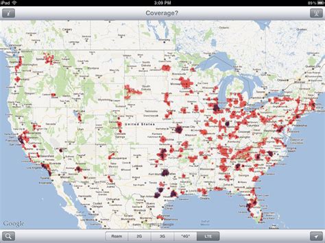 Verizon, AT&T 4G LTE coverage maps: truth comes in comparison - PhoneArena