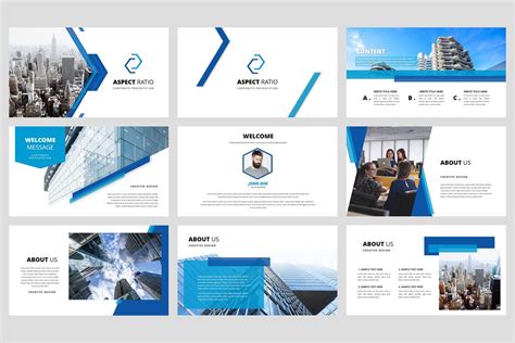 Aspect - Corporate PowerPoint Template By StringLabs | TheHungryJPEG