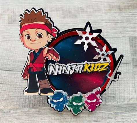 Ninja Kidz Cake Topper Ninja Kidz Party Decor Ninja Kidz - Etsy Australia