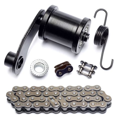 Buy Mini Bike Chain Tensioner with Spring 420 Chain 42L Link Master Link Compatible with Coleman ...