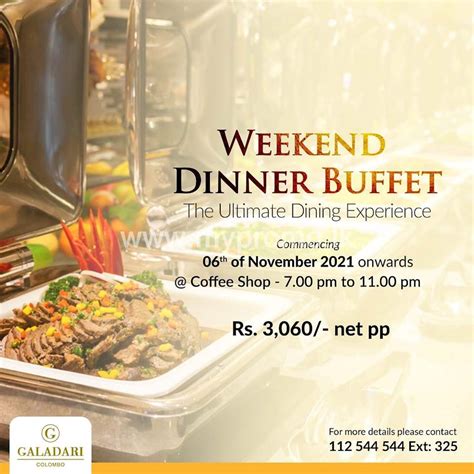 Weekend Dinner buffet at Galadari hotel