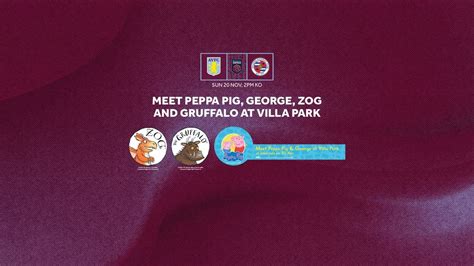 Mascot Characters at Villa Park! | Aston Villa