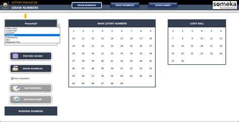 Excel Lottery Simulator | Lottery Simulator Spreadsheet