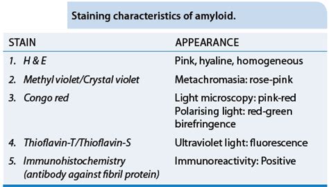 amyloidosis staining - New