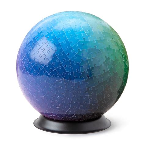 Clemens Habicht 540 Colors 3D Sphere Jigsaw Puzzle | The Green Head