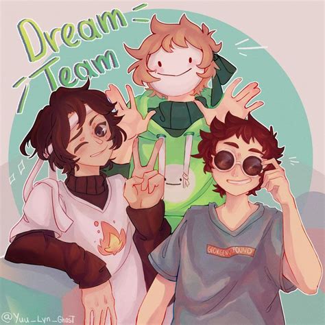 Ghost!! 🌱 on Twitter | Dream team, Fan art, Minecraft fan art