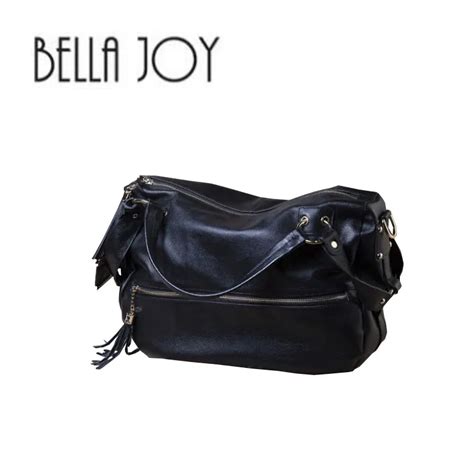 BELLA JOY Genuine Leather Bag Women Leather Handbags Cowhide Shoulder ...