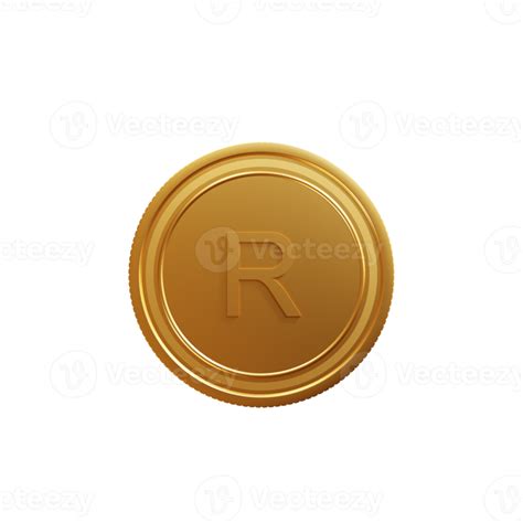 Currency Symbol South African Rand 3D Illustration 12229312 PNG