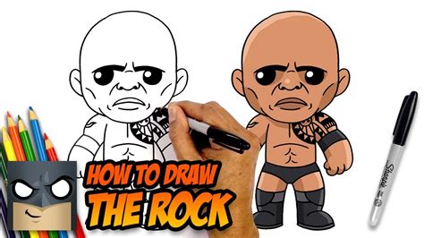 Dwayne Johnson Cartoon Drawing - Goimages Public