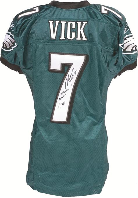 2011 Michael Vick Philadelphia Eagles Game Worn Jersey With "Game Used" Inscription