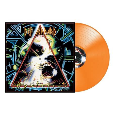 Def Leppard Hysteria 30th Anniversary Album 2017 (2LP Orange Vinyl)