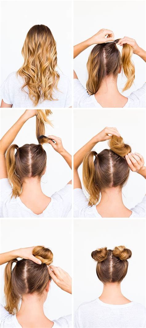 cool Two Buns are Better Than One: A Double Bun Hair Tutorial in 5 Minutes - Pap... - Hairstyles ...