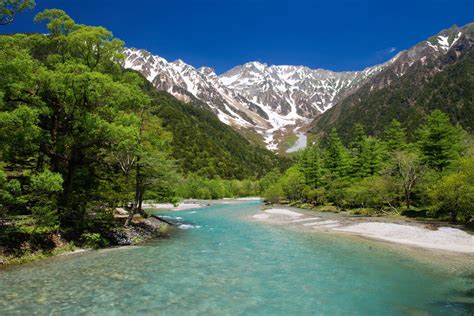 Japan Mountain River Wallpapers - Top Free Japan Mountain River Backgrounds - WallpaperAccess