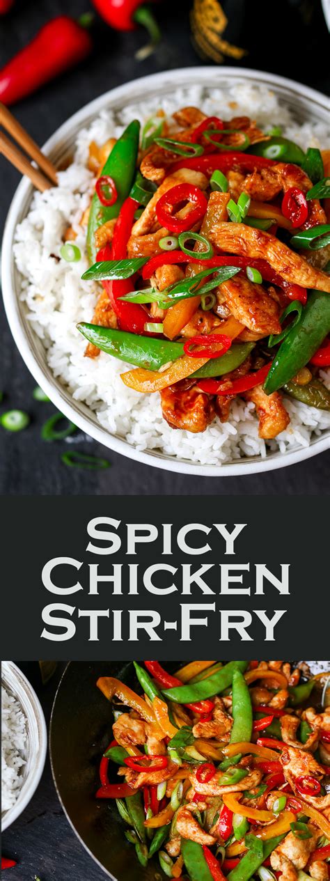 Healthy Spicy Chicken and Vegetable Stir Fry Recipe