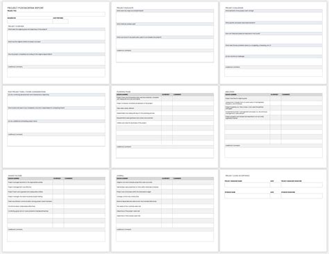 Free Project Post-mortem Templates | Smartsheet