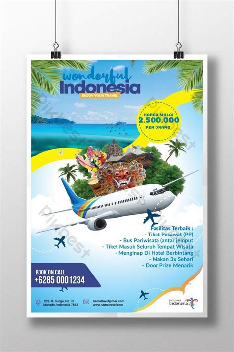 Wonderful Indonesia Promotion Poster | PSD Free Download - Pikbest