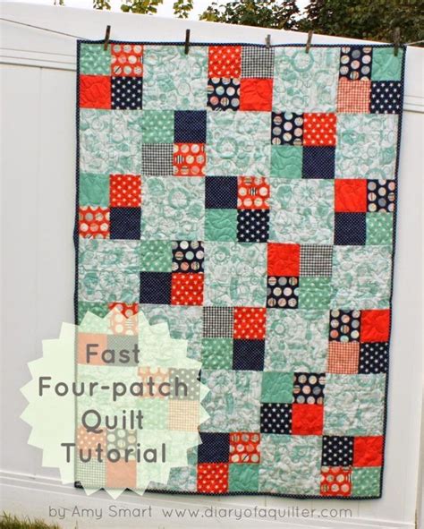 Wonderful Easy 3 Color Quilt Patterns - Our Amish Made Nine Patch Calico Is Full Of Surprising ...