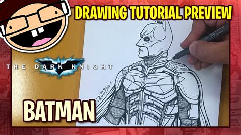 [PREVIEW] How to Draw BATMAN (The Dark Knight) | Tutorial Time Lapse ...