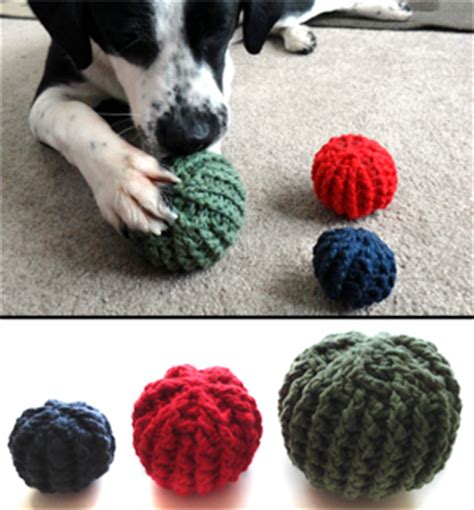 Crochet Spot » Blog Archive » Crochet Pattern: Textured Ball Dog Toys ...