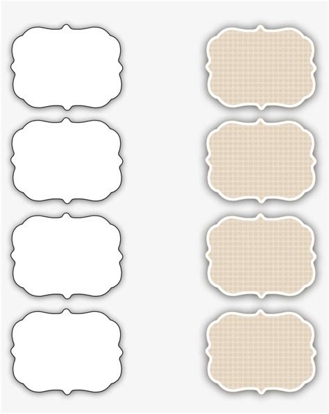 Blank Gift Tag Templates - Illustration PNG Image | Transparent PNG Free Download on SeekPNG