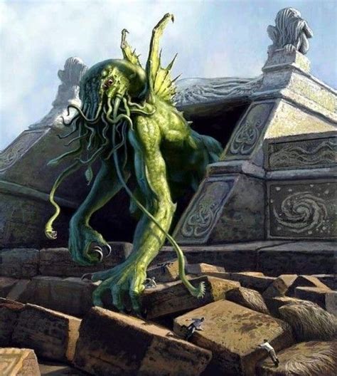 the-outer-topic: Cthulhu awakens in R'lyeh | Cthulhu, Dark fantasy art, Cthulhu art