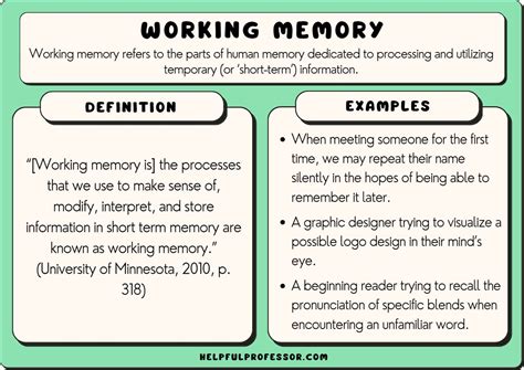 10 Working Memory Examples (2024)