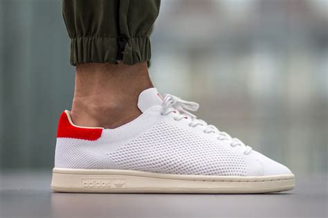 adidas Stan Smith OG Primeknit White Red - Sneaker Bar Detroit