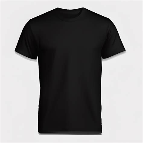 Man's Black TShirt Mockup Hyper Realistic · Creative Fabrica