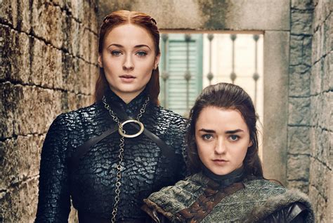 Sansa Stark and Arya Stark Game Of Thrones 8 Wallpaper, HD TV Series 4K ...