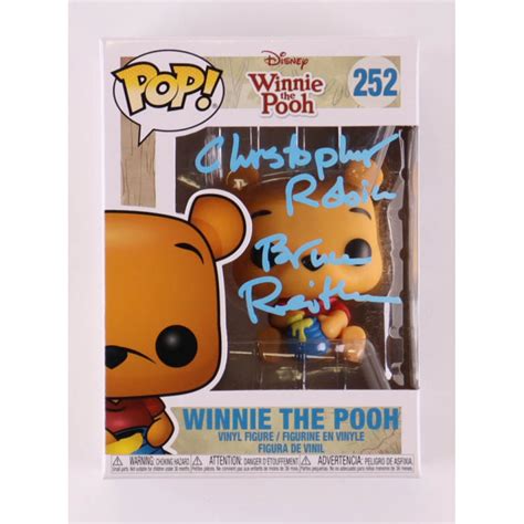 Bruce Reitherman Signed "Winnie the Pooh" #252 Winnie the Pooh Funko Pop! Vinyl Figure Inscribed ...