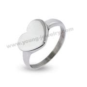 Heart Photo Engraved Ring For Women