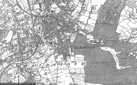 Old Maps of Maidstone - Francis Frith