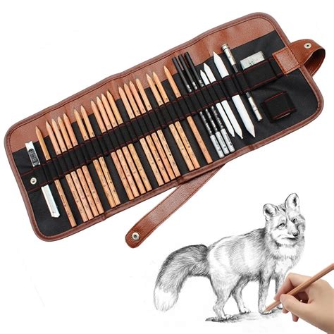 Sketch Pencil Drawing Pencil Set,Sketching Art Kit for Sketch/ Graphite Pencils, Erasers Craft ...